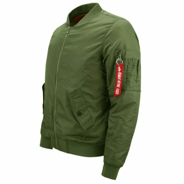 Mens Astroworld Travis Scott Military Style Bomber Jacket - Image 2