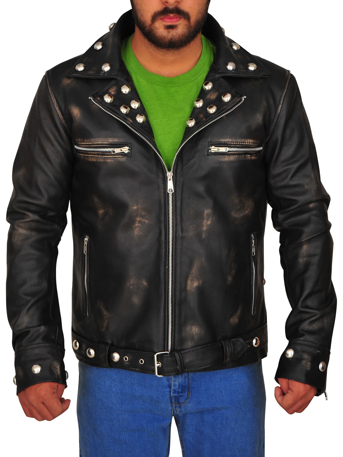 Tunnel Snakes Rule Fallout 3 Leather Jacket - AirBorne Jacket