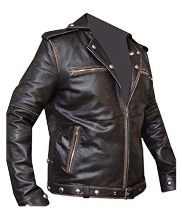 Fallout 3 Tunnel Snakes Rule Vintage Leather Jacket - AirBorne Jacket