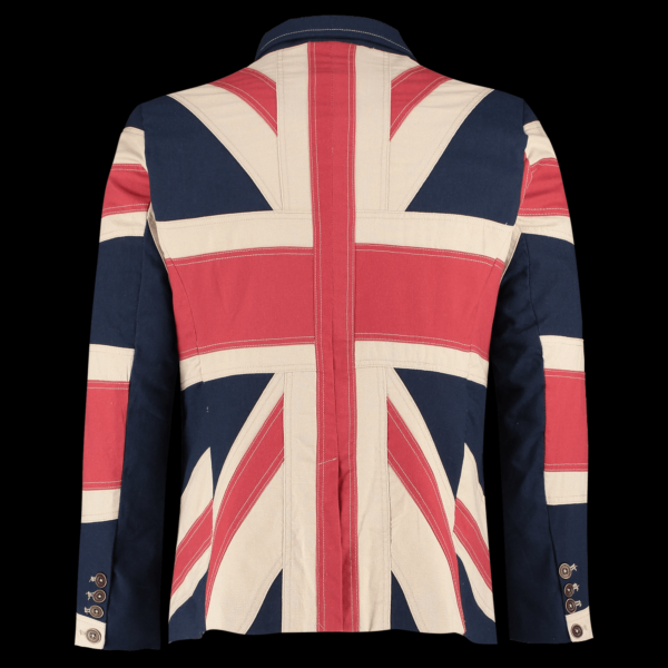 Mens Union Flag In X Design Cotton Jacket - Image 3