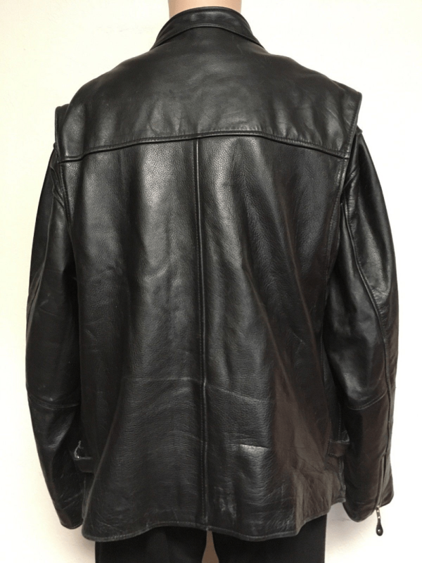 Mens Usa Bikers Dream Apparel Leather Jacket - Image 3