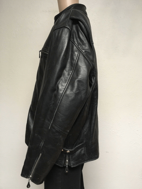 Mens Usa Bikers Dream Apparel Leather Jacket - Image 2