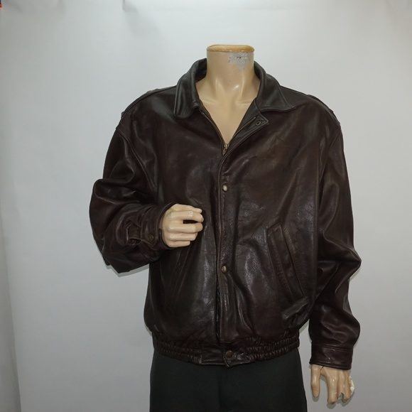 Vintage Banana Republic Leather Jacket - AirBorne Jacket