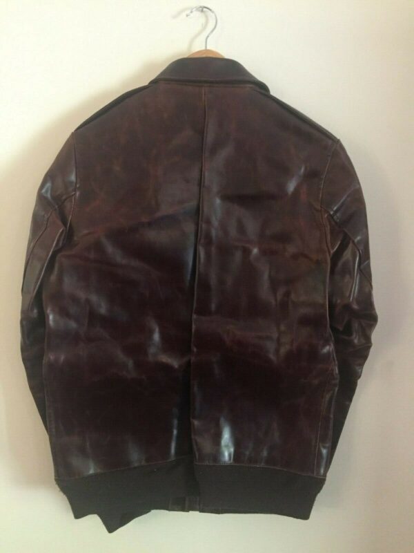 Mens Hydra Visvim Elmendorf Vintage Leather Jacket - Image 2