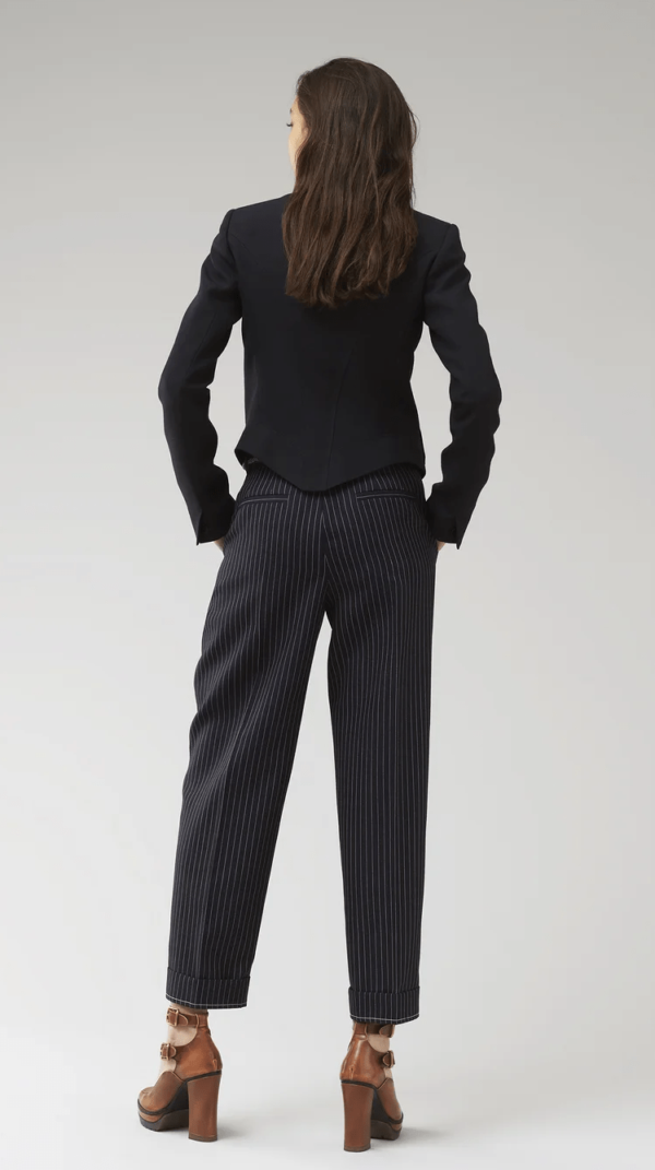 Military Inspired Fitted Wool Jacket - Image 4