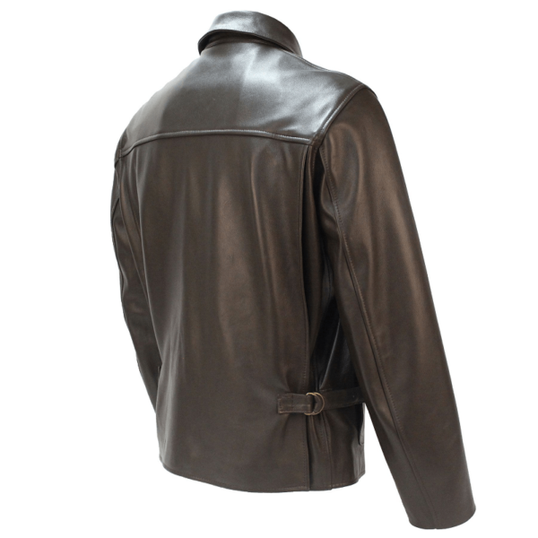 Mens Raiders Of Lost Ark Wested Leather Jacket - Image 2