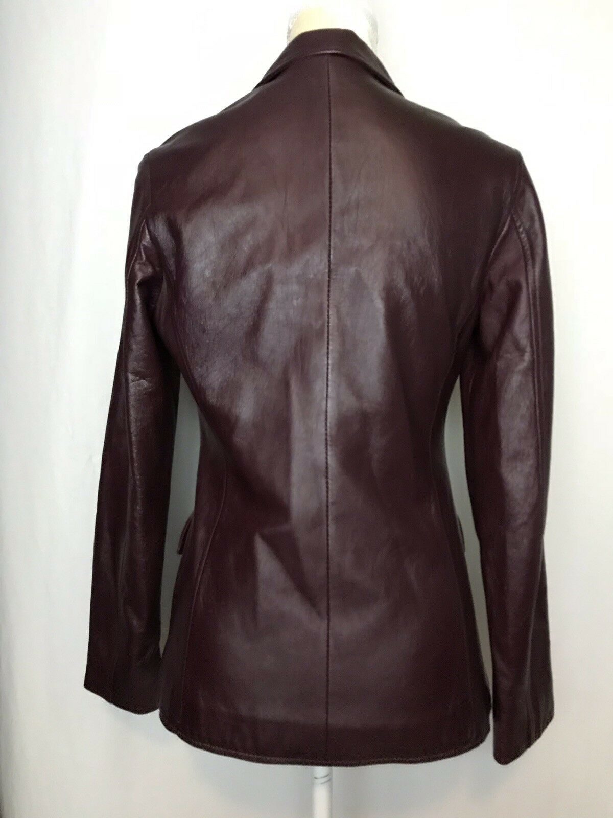 Rem Garson Red Leather Coat - AirBorne Jacket