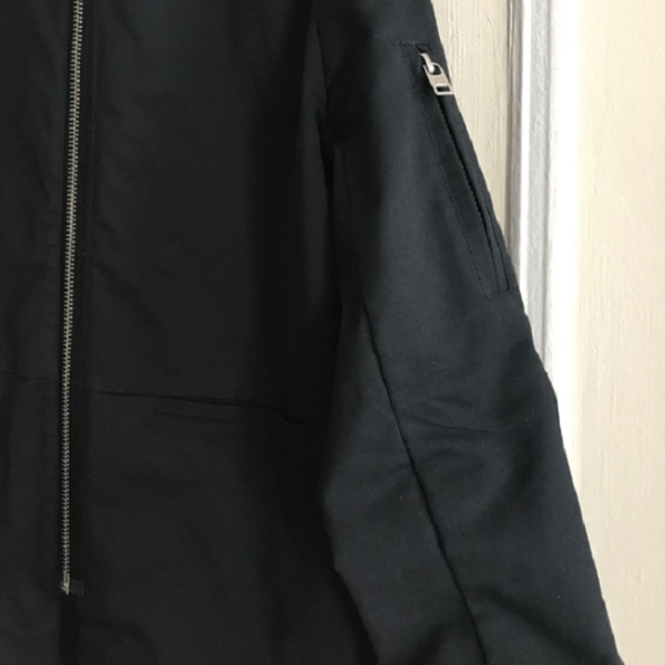 Mens Won Hundred Black Leather Jacket - Image 2