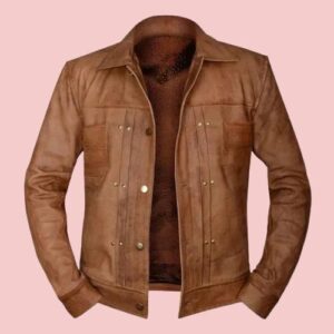 Yellowstone Luke Grimes Brown Leather Jacket