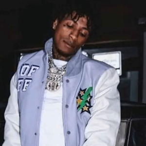 Mens Young Boy White Teeth Letterman Jacket