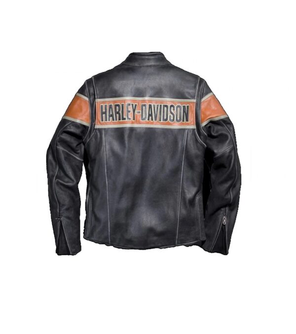 Harley Davidson Racing Leather Jacket - Image 2