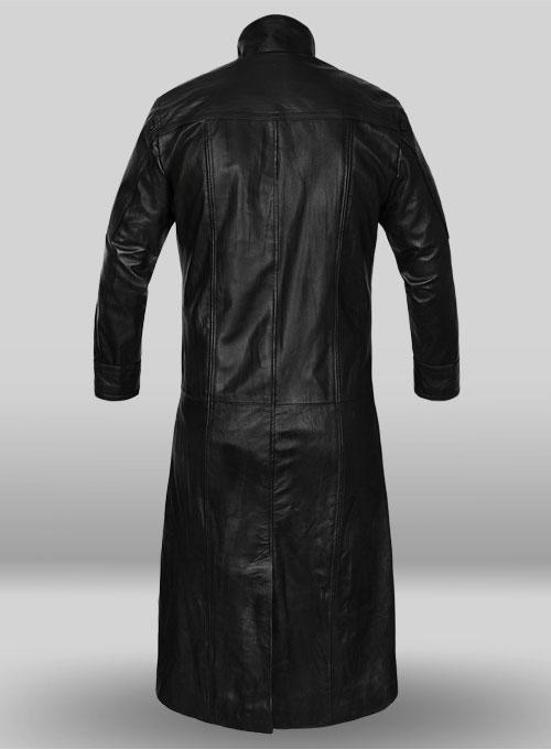 The Avengers Nick Fury Leather Trench Coat - AirBorne Jacket