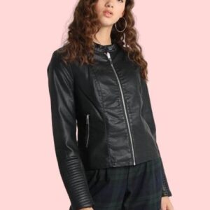 Black Leather Jacket Women