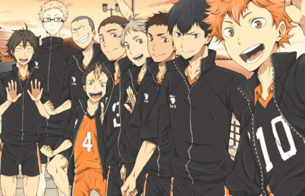 Karasuno Haikyuu Black Satin Jacket - Image 3