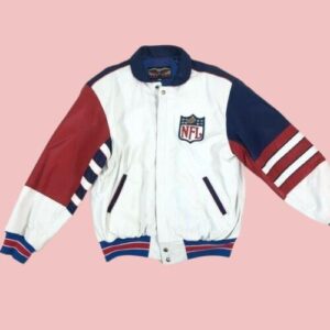 Nfl Shield Jeff Hamilton Leather Jacket