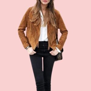 Suede Fringe Jacket Vintage