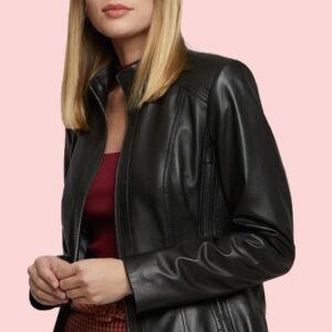 Womens Black Leather Jacket