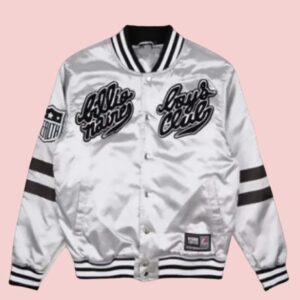 Eva Majestic Stadium BBC Silver Satin Jacket