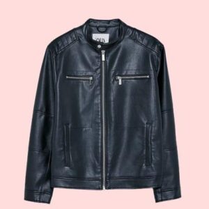 Faux Leather Moto Jacket