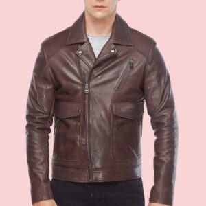 Genuine Leather Jacket Mens