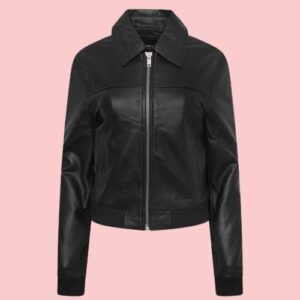 Leather Bomber Jacket Women