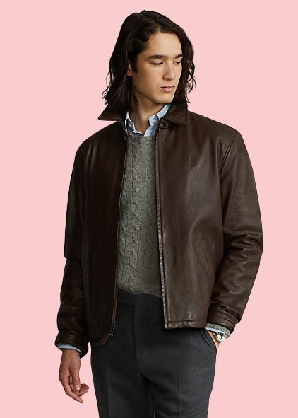 Polo Leather Jacket - AirBorne Jacket