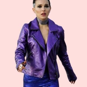 Purple Leather Jacket