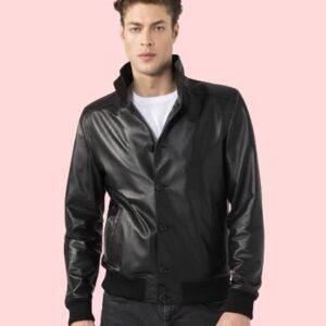 Black Leather Jacket Men's