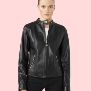 Black Leather Jacket Womens