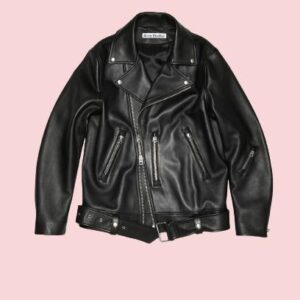 Black Leather Moto Jacket