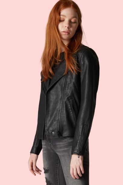 Blank Nyc Leather Jacket - AirBorne Jacket