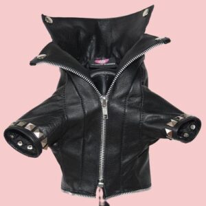 Dog Leather Jacket