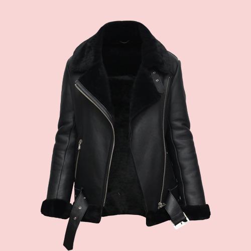 Fur Lined Leather Jacket - AirBorne Jacket