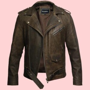 Genuine Leather Jacket Men's