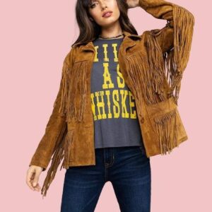 Leather Fringe Jacket