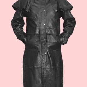 Long Black Leather Jacket