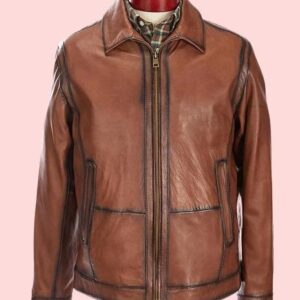 Roundtree And Yorke Leather Jacket