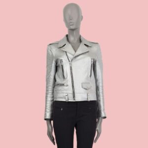 Silver Leather Jacket