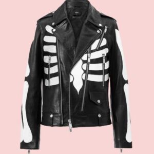Skeleton Leather Jacket