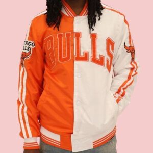 Chicago Bulls NBA Varsity Satin Jacket