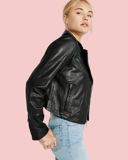 Abercrombie Leather Jacket - AirBorne Jacket