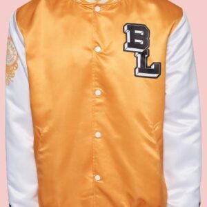 WWE Becky Lynch Chalk Line Varsity Satin Jacket