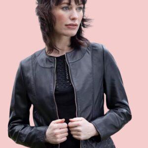 Black Leather Jacket Women's