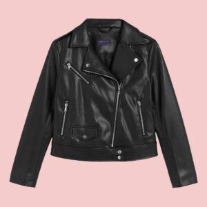 Faux Leather Biker Jacket