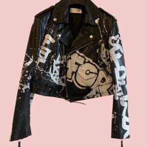 Graffiti Leather Jacket