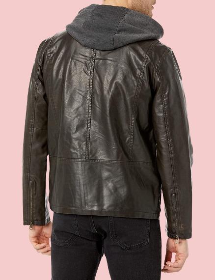 Levis Leather Jacket With Hood - AirBorne Jacket