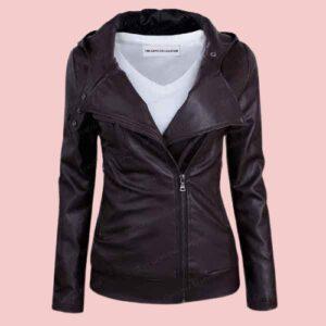 Asymmetrical Leather Jacket