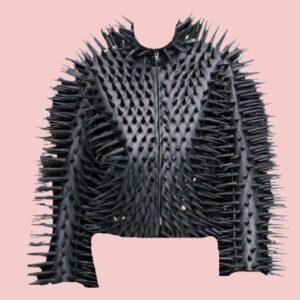 Balenciaga Spike Leather Jacket