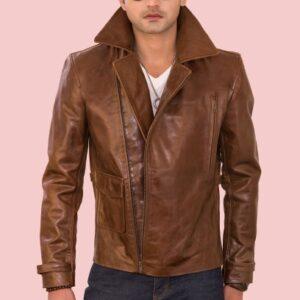 Brown Leather Jacket Outfit Men