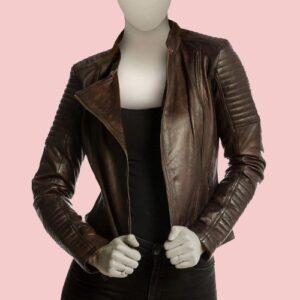 Genuine Leather Jacket Women